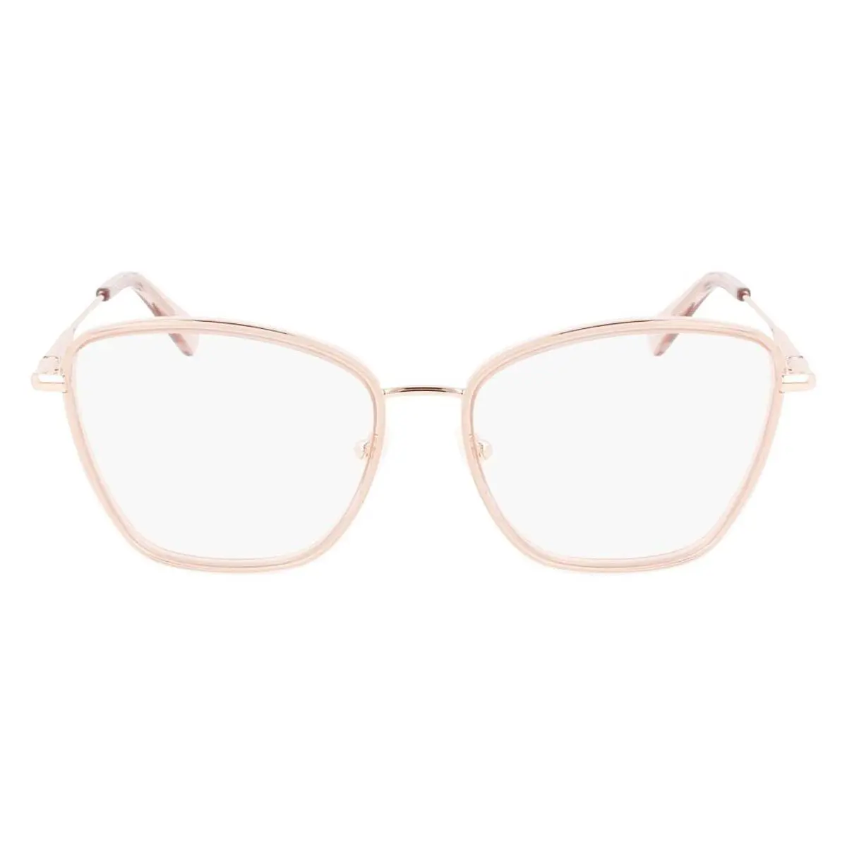 LO2150 Eyeglasses Women Rose Square 55mm by Longchamp