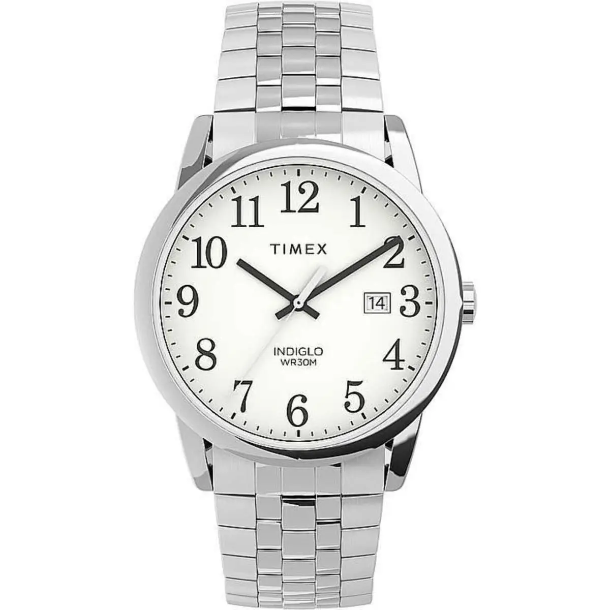TW2V40000 Men`s Easy Reader White Dial Watch by Timex
