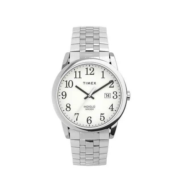 Timex Classic Watch Easy Reader Silver Tone