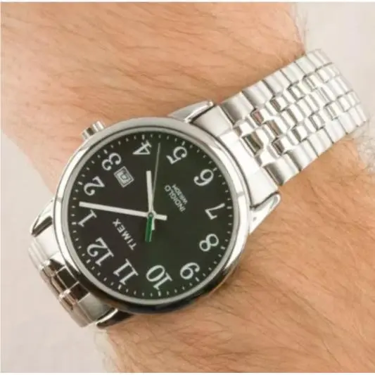 Expansion Quartz Black Dial Men`s Watch 25mm TW2V40200 by Timex
