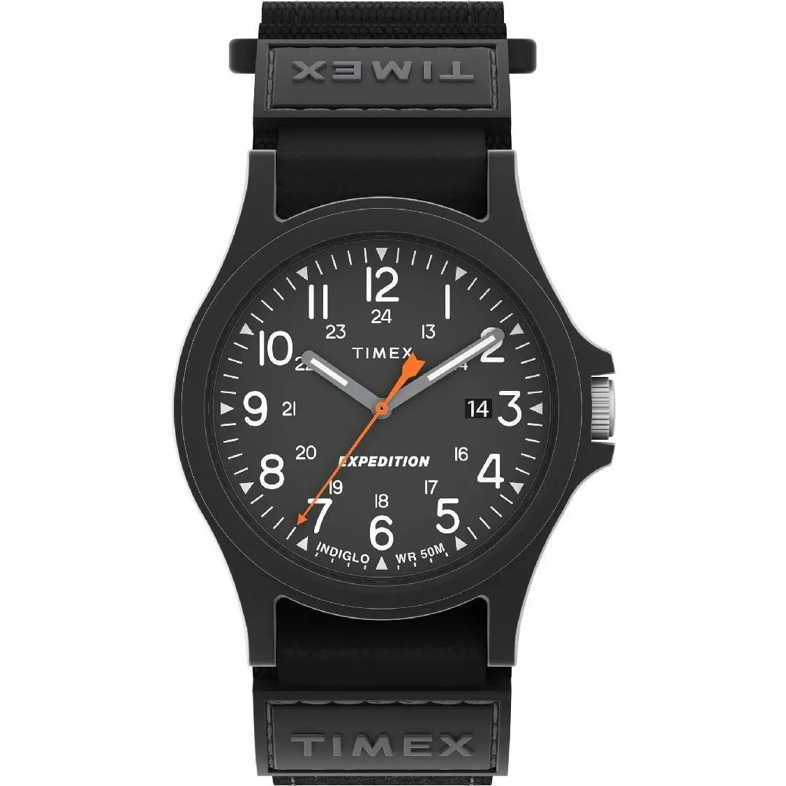 Expedition Acadia TW4B23800 Men`s Quartz Watch Black Fabric Strap by Timex