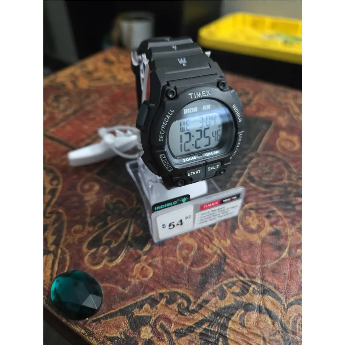 Timex T5K196 Men`s Ironman Triathlon 30-Lap Resin Watch Shock Indiglo Alarm