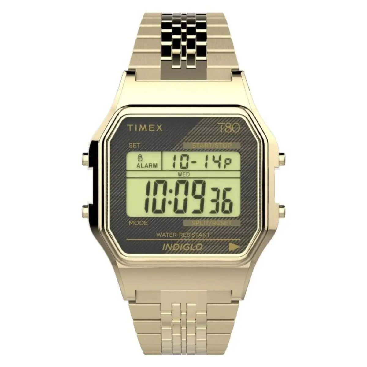 Men`s T80 Series Black Dial Watch - TW2V18900 by Timex