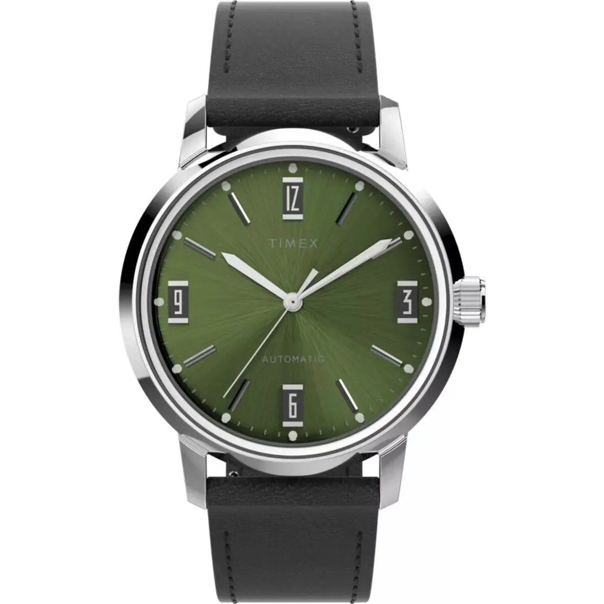 Marlin Automatic Green Dial Men`s Watch TW2V44600 by Timex