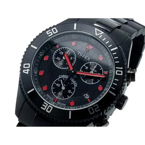 T2N867 Originals Black Analog Chronograph Watch by Timex