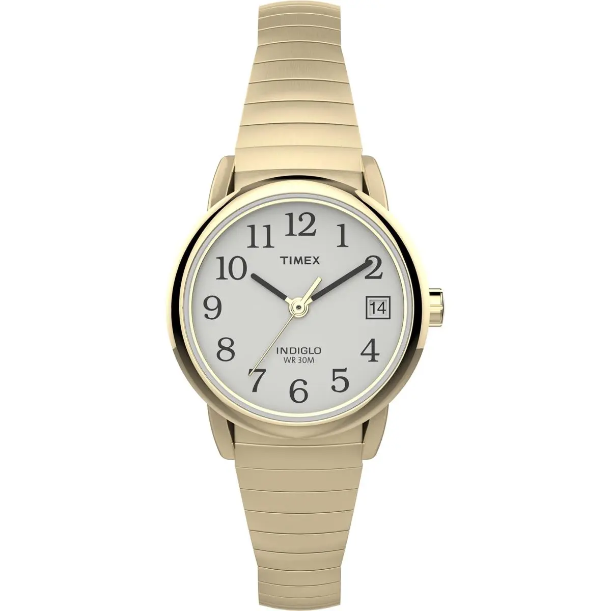 Timex Easy Reader T2H351 Wristwatch For Women - Dial: White