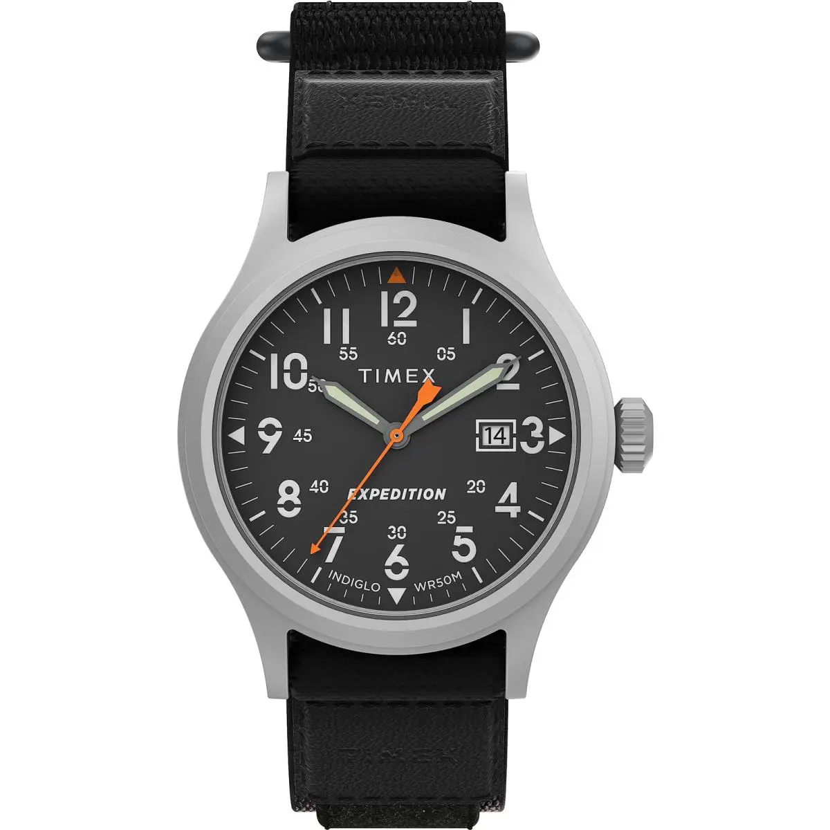 Timex TW4B29600 Men`s Expedition Scout Black Fastwrap Black Dial Watch - Dial: Black