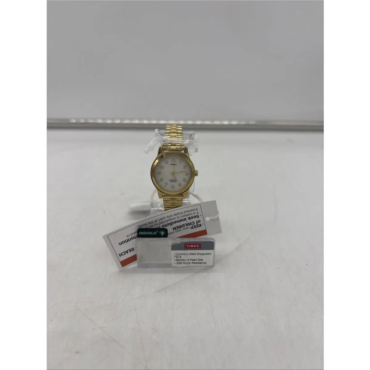 Timex T2M827 Women`s Gold-tone Expansion Watch Indiglo 25MM Case - Band: Yellow Gold