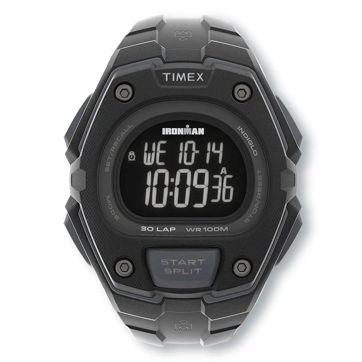 Timex TW5M48600 Ironman Triathlon Classic 30 Black Watch - Dial: Black, Band: Black, Bezel: Black