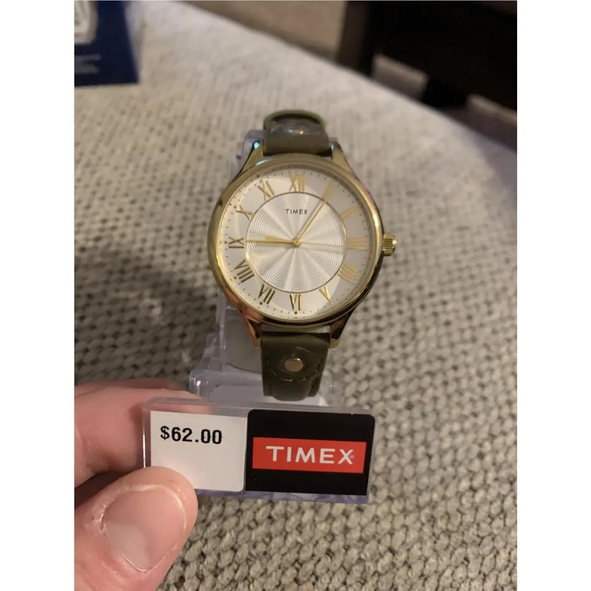 Women`s Watch Leather Strap Watch TW2R43000 by Timex