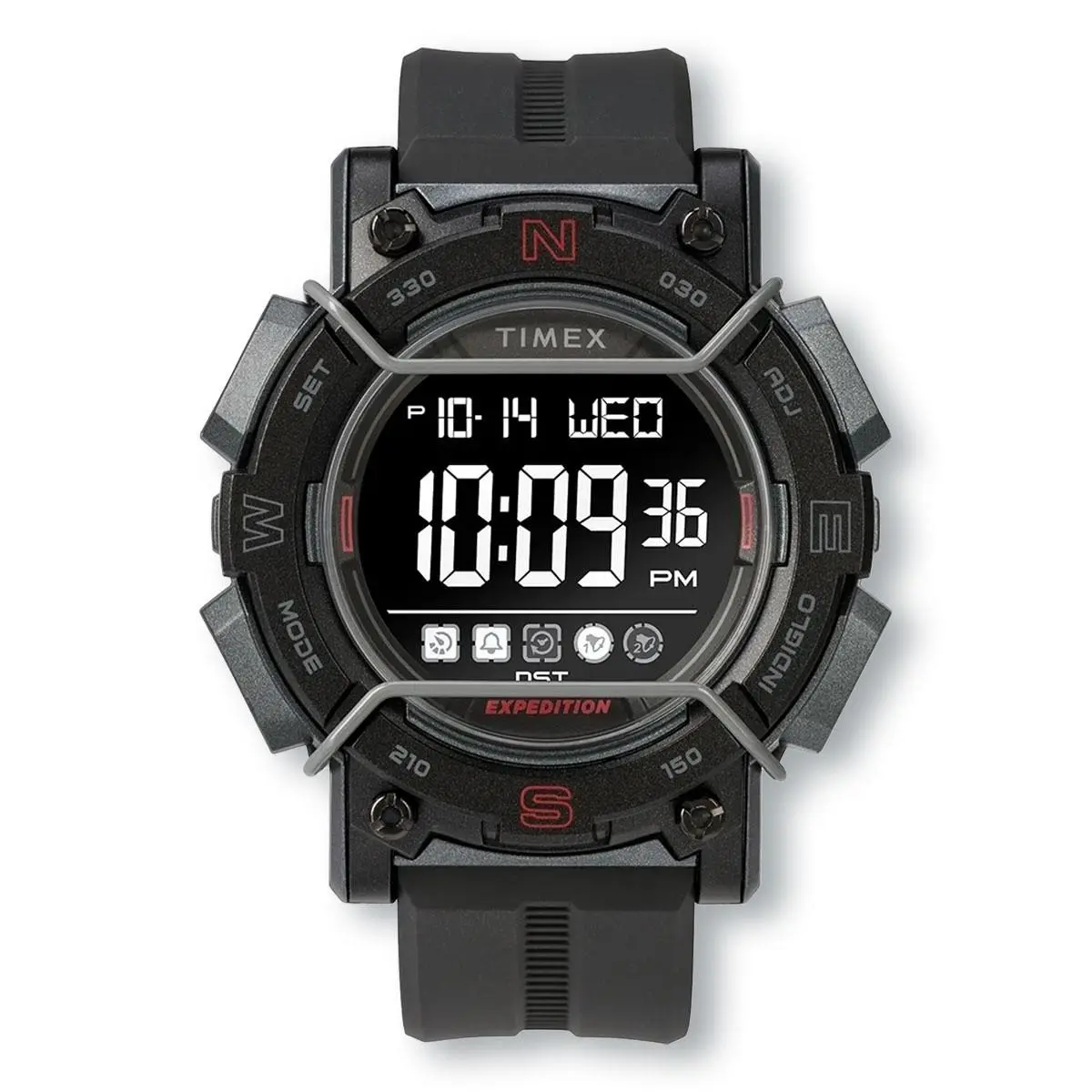 Timex Expedition TW4B17900 Digital Cat World Time Black Dial Watch