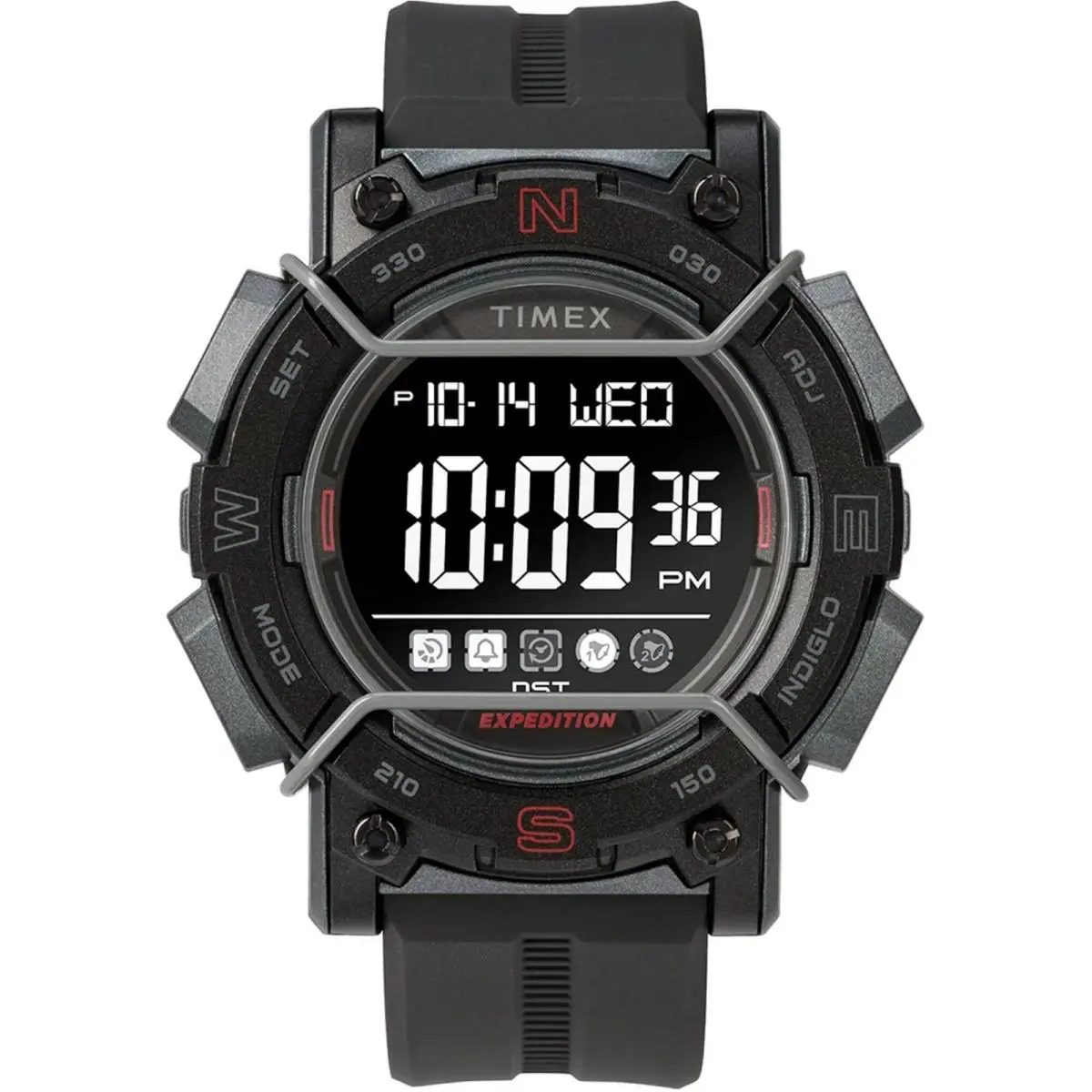 TW4B17900 Expedition Men`s Sport Digital Chrono Watch Black Resin Band by Timex