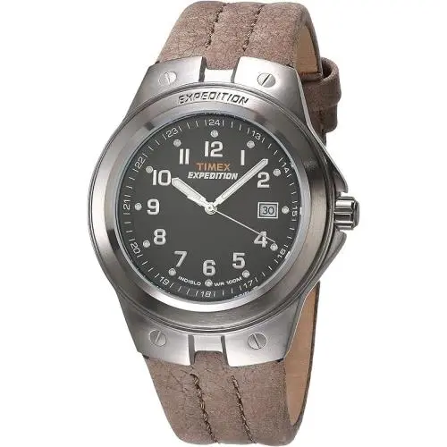 Expedition Field Metal Tech Black/brown Mens Watch T49631 by Timex
