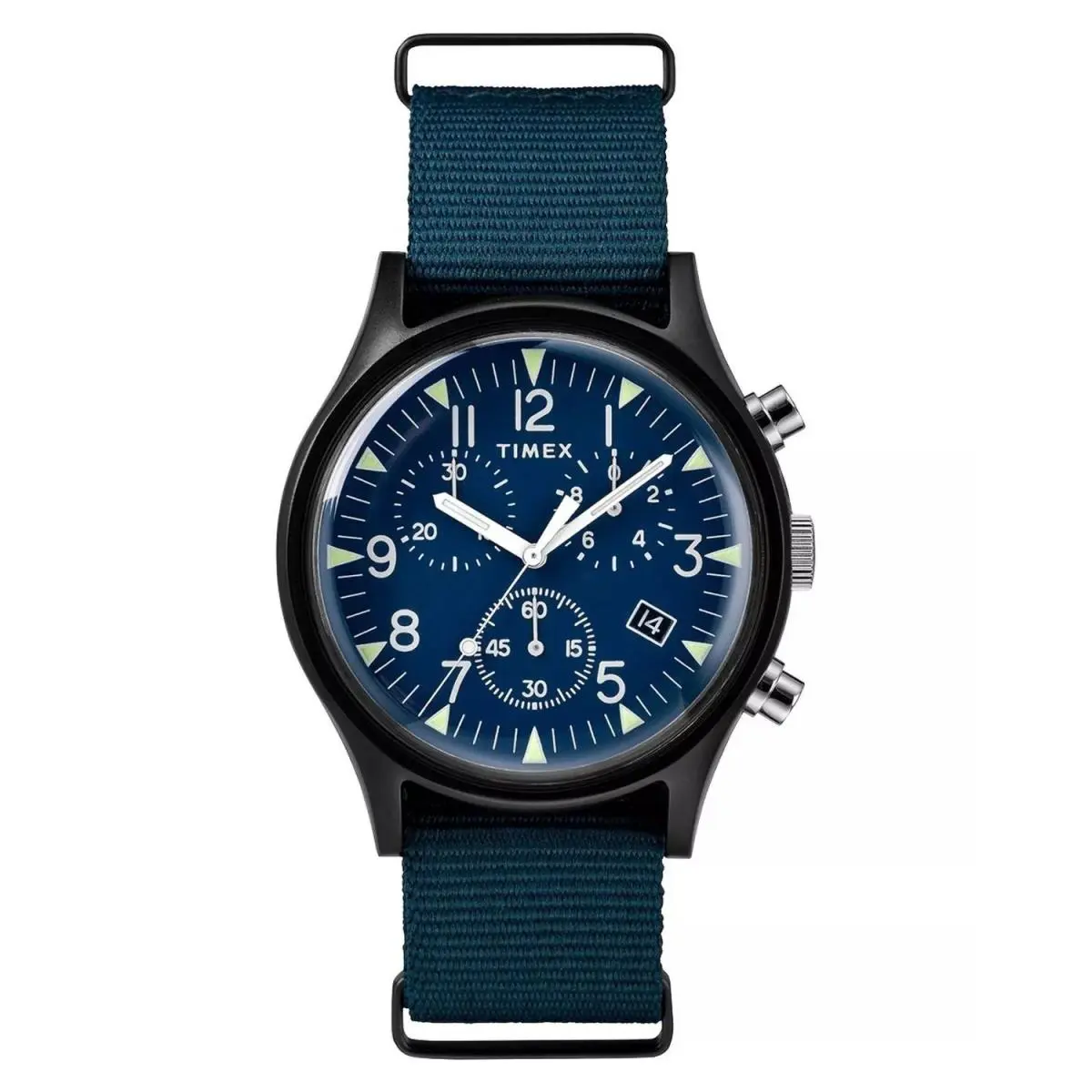 Timex Men`s MK1 Blue Dial Watch - TW2R67600 - Dial: Blue, Band: Blue