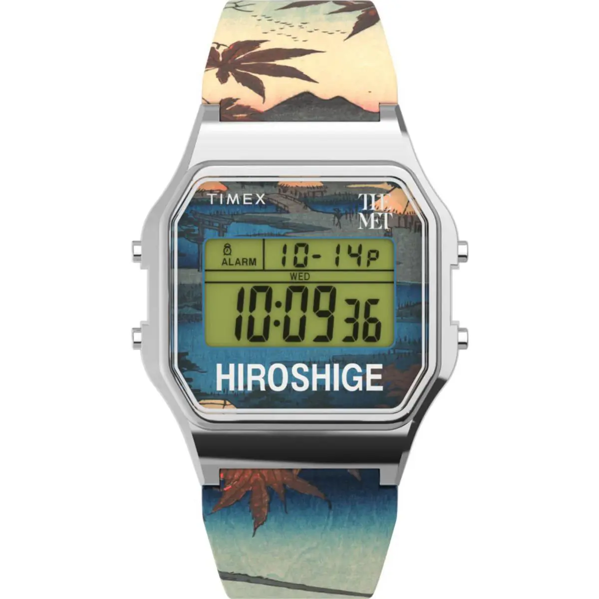 Timex TW2W25300 Hiroshige Women`s Digital Watch Multicolor Resin Band