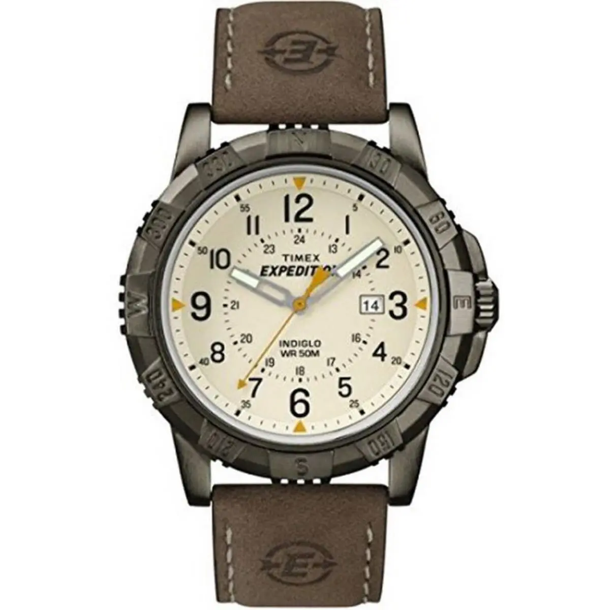 T49990 Men`s Brown Expedition Rugged Metal Watch by Timex