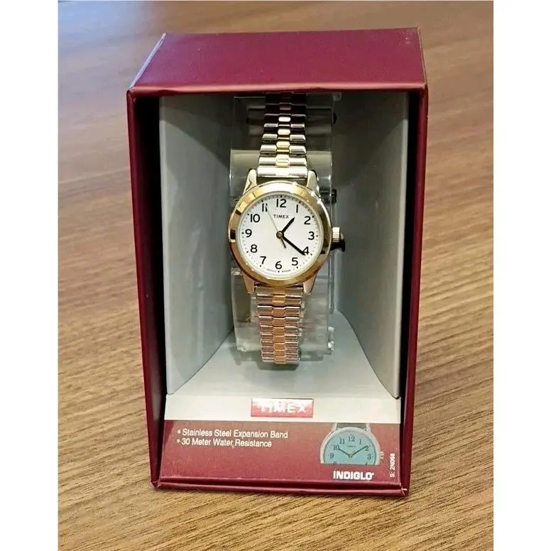 Indigo Watch T2N068 Womens Two-tone Gold Stainless Expansion by Timex