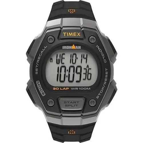 T5K821 Mens Ironman 30-Lap Resin Watch – Alarm – Indiglo - Chronograph by Timex