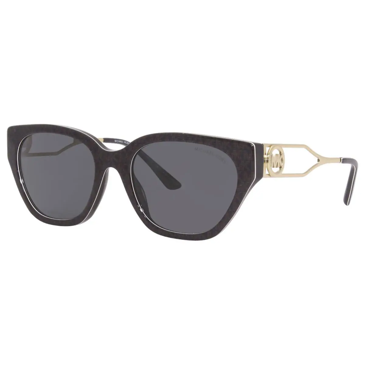 Michael Kors Lake-como MK2154 370687 Sunglasses Brown Signature/dark Grey 54mm