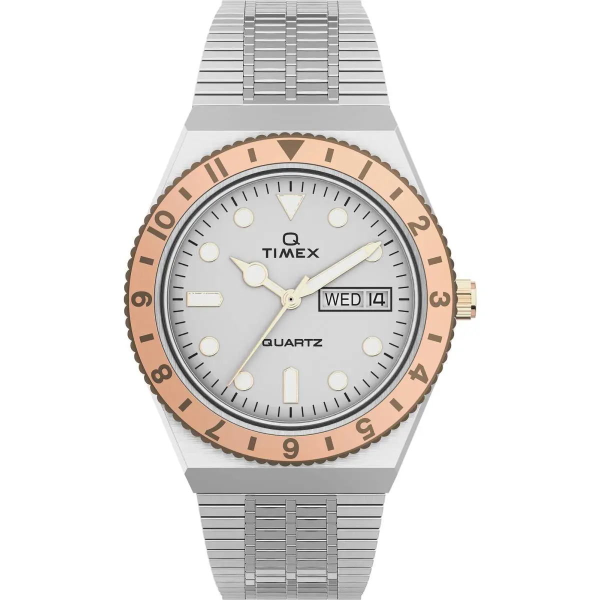 Q - Special Projects Silver / Stainless Steel Silver Dial Wristwatch TW2 by Timex