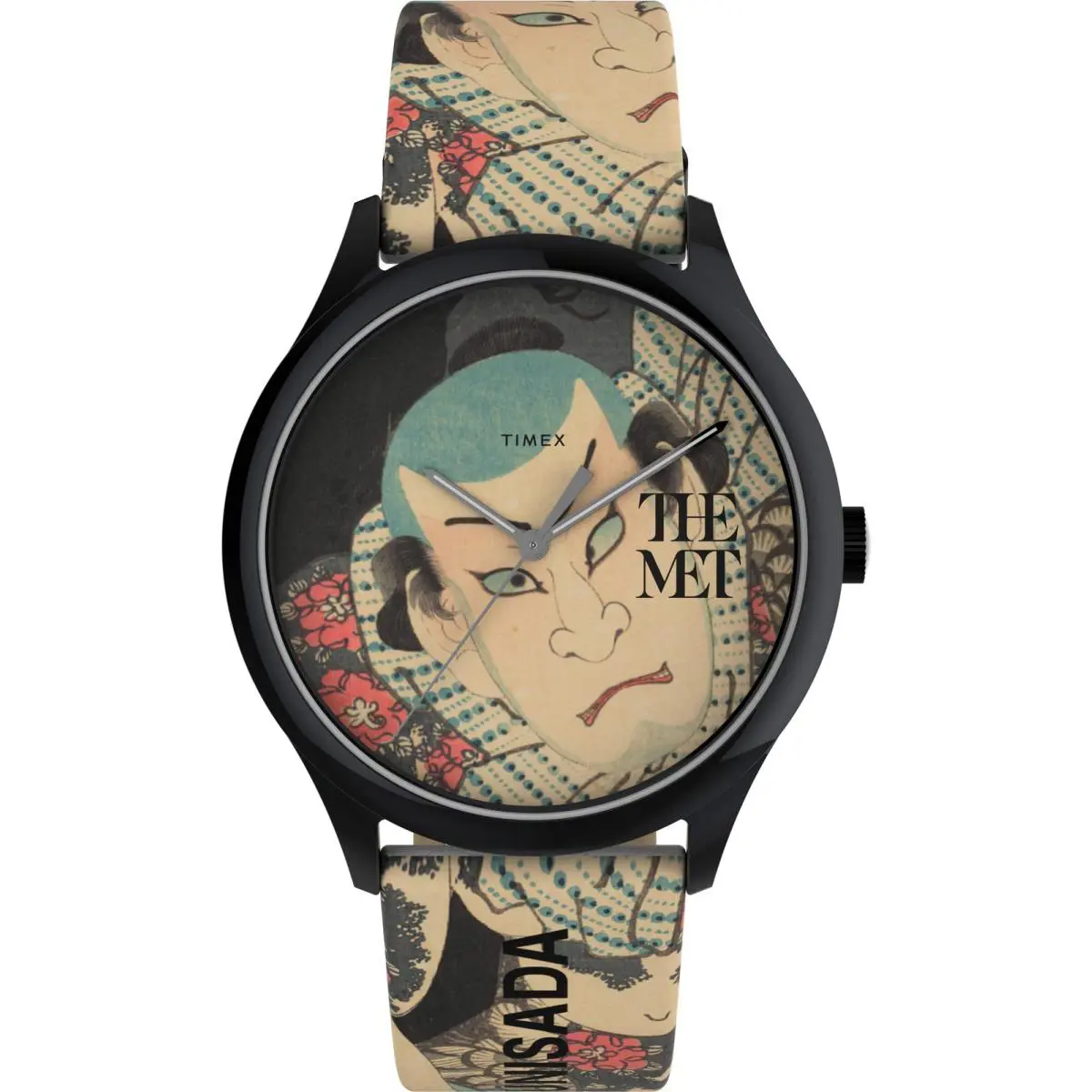 The Met Multicolor / Leather Wristwatch TW2W25000 by Timex