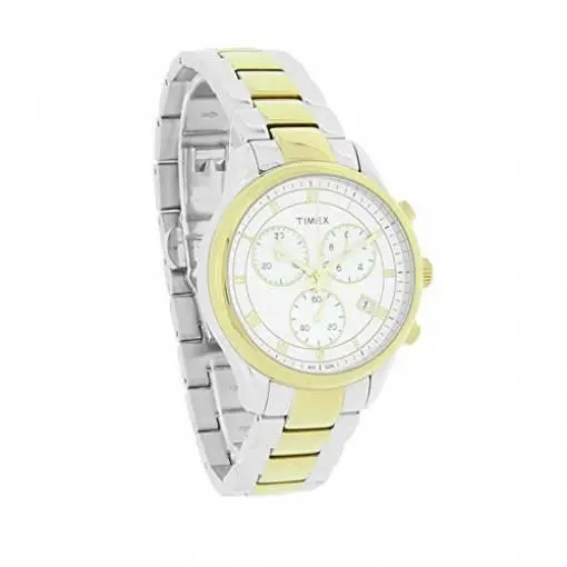 T2P409 Women`s Dress Chronograph Two-tone Stainless Steel Date Watch by Timex
