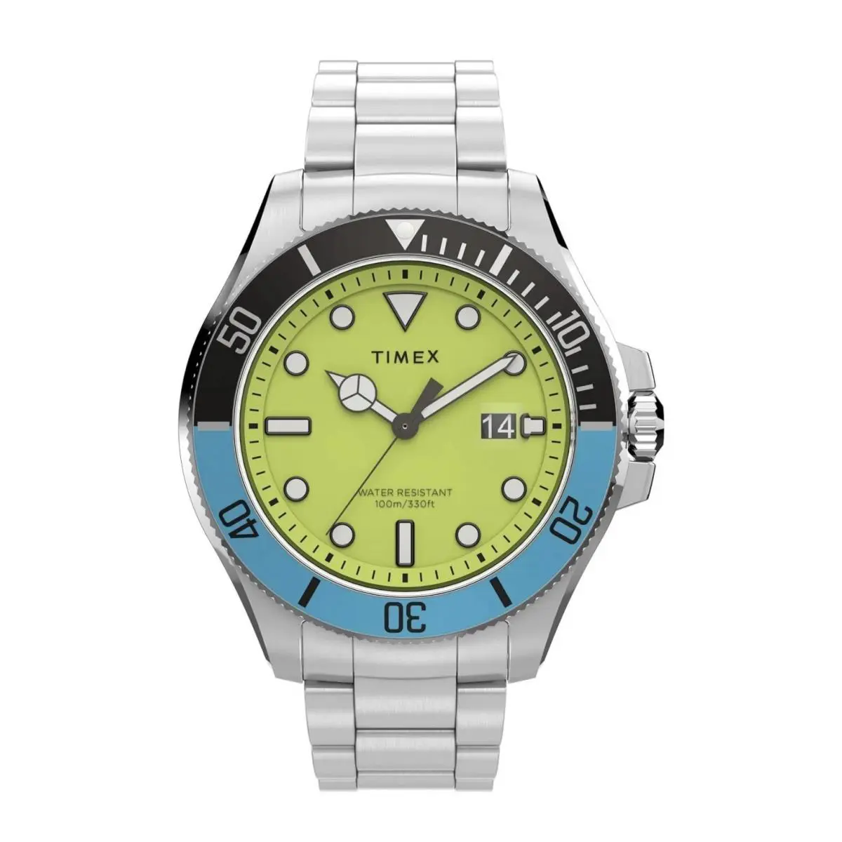 Timex Men`s Watch Harborside Coast Green Dial TW2V65300 - Green