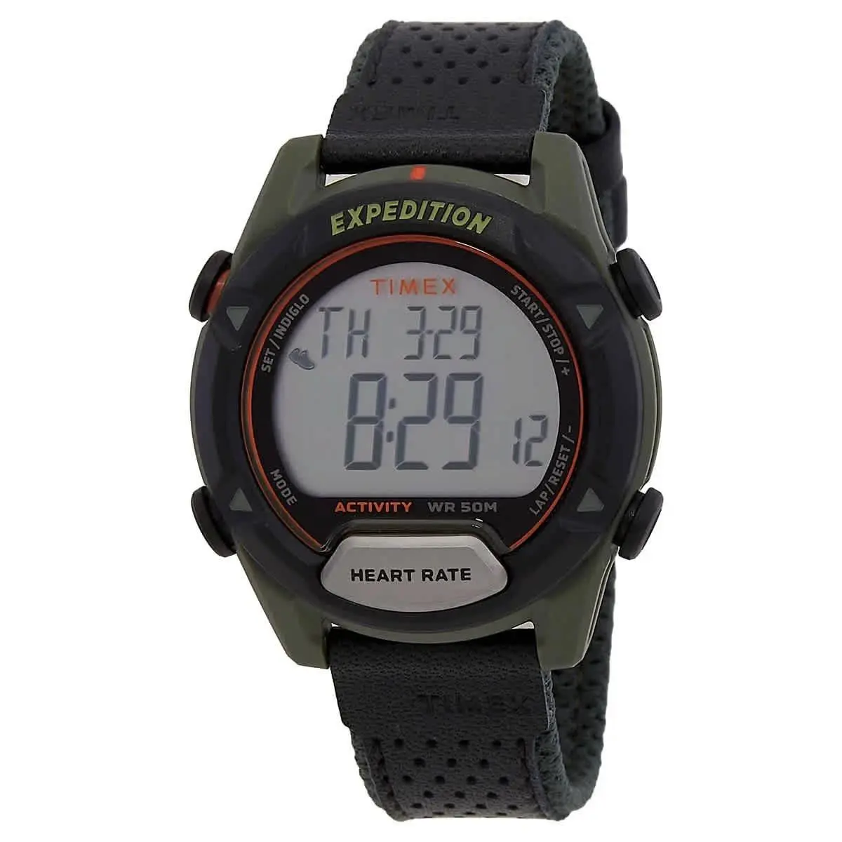 TW4B27000 Men`s Expedition Trailblazer Watch Heart Rate Chronograph Light by Timex