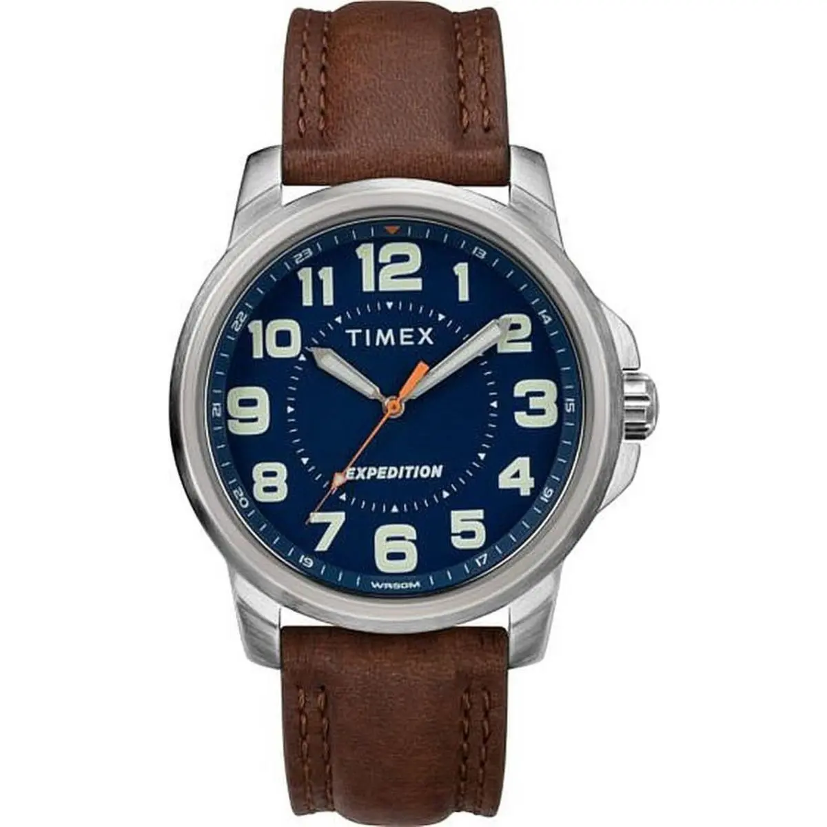 TW4B16000 Men`s Expedition Field Brown Leather Watch by Timex