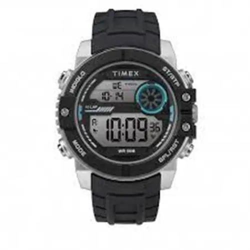 Timex Men`s Dgtl Sphere 45 mm Chronograph Silicone Strap Watch TW5M34600