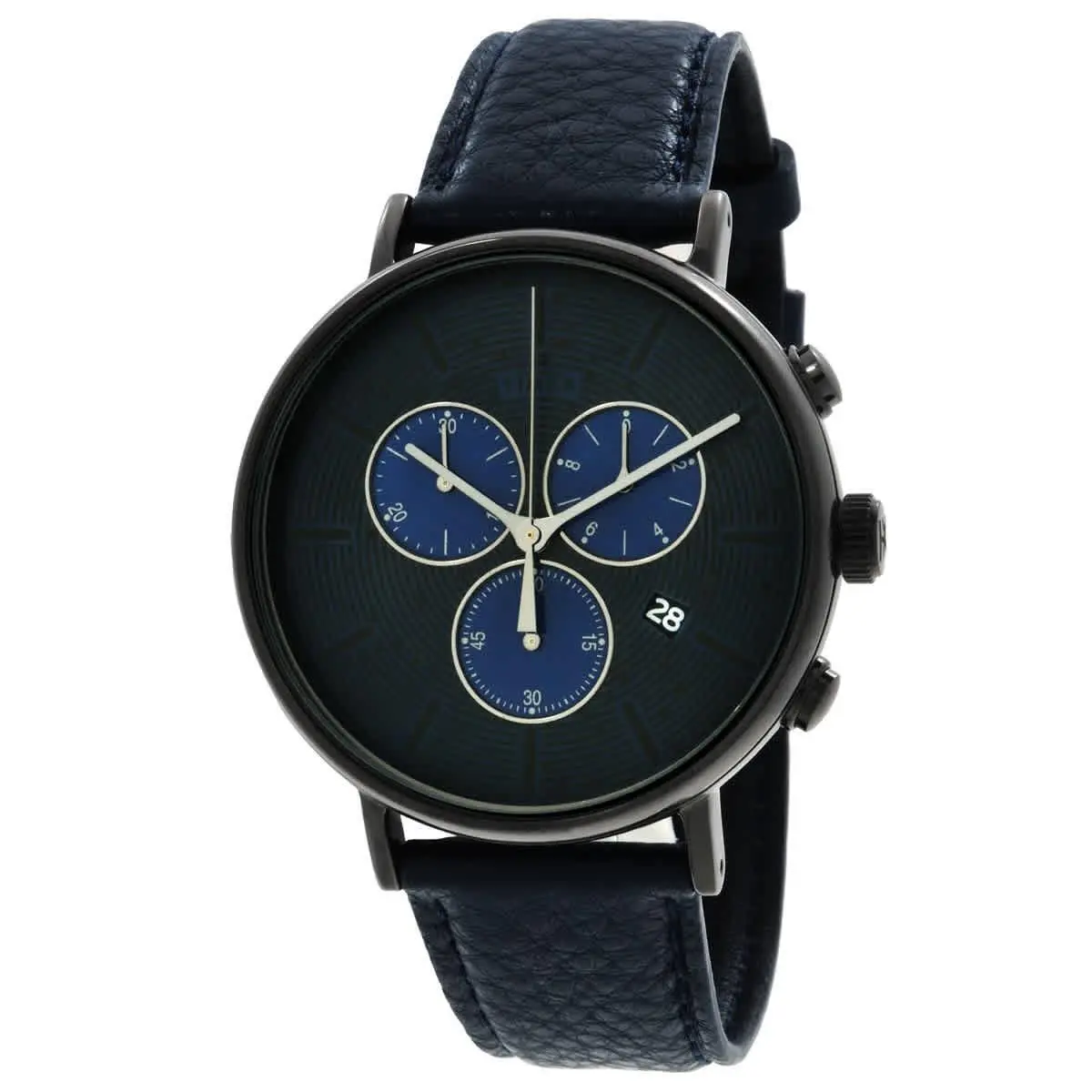 Timex Fairfield Chronograph Quartz Navy Dial Men`s Watch TW2U88900 - Dial: Navy, Band: Navy, Bezel: Black