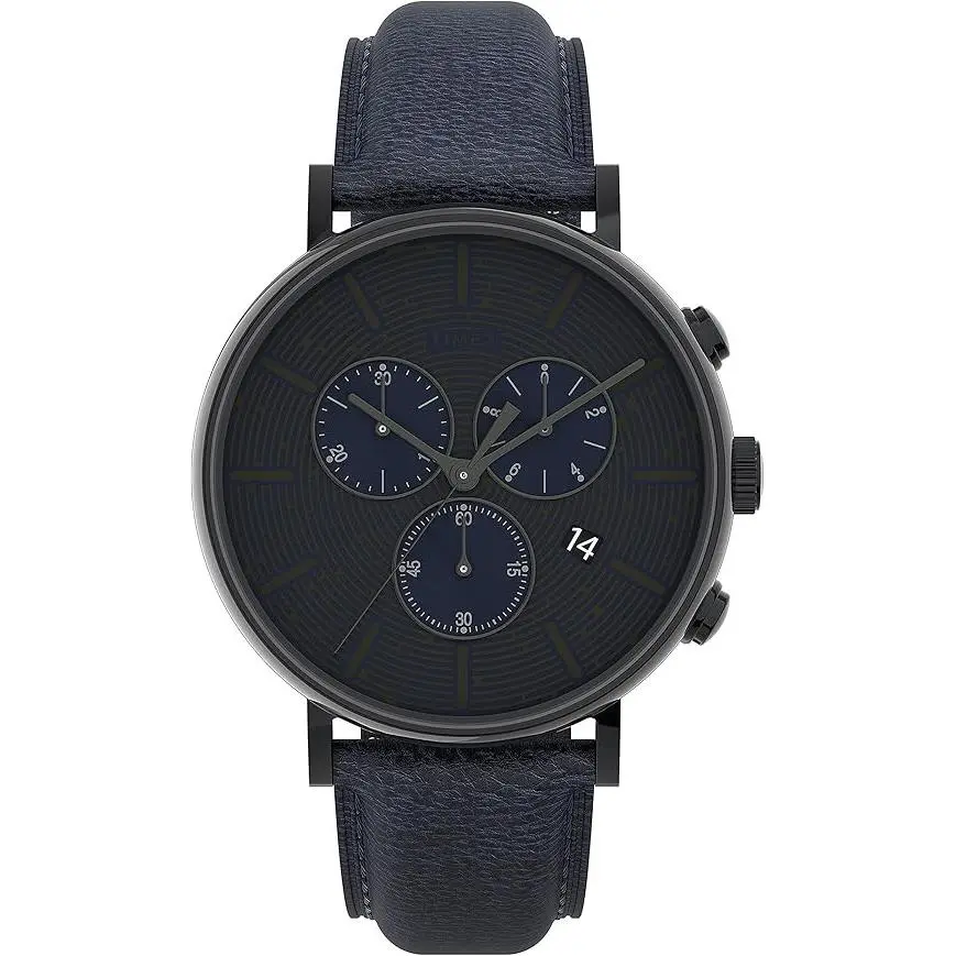 Timex Fairfield Mens Watch TW2U88900 - Dial: Blue, Hand: Black, Strap: Blue
