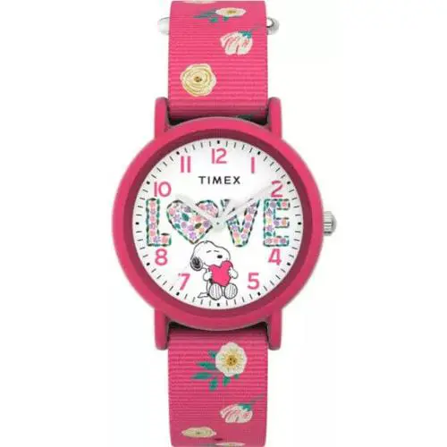 X Peanuts Love TW2W83200 Weekender Watch by Timex