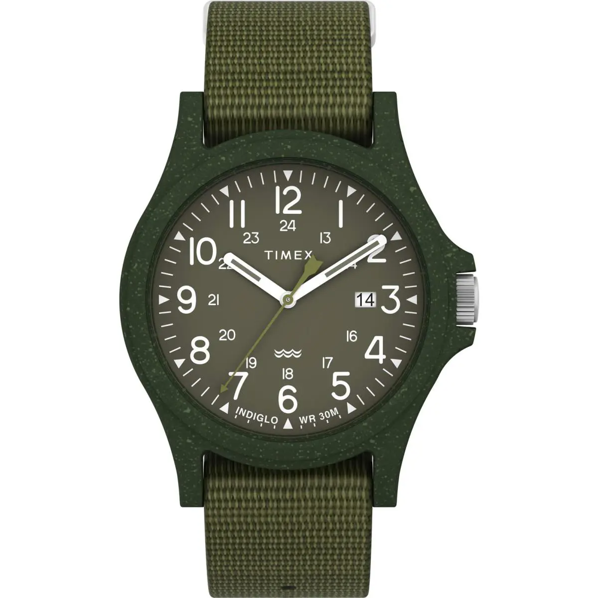 MK1 Green / Recycled Material Green Dial Wristwatch TW2V96000 by Timex