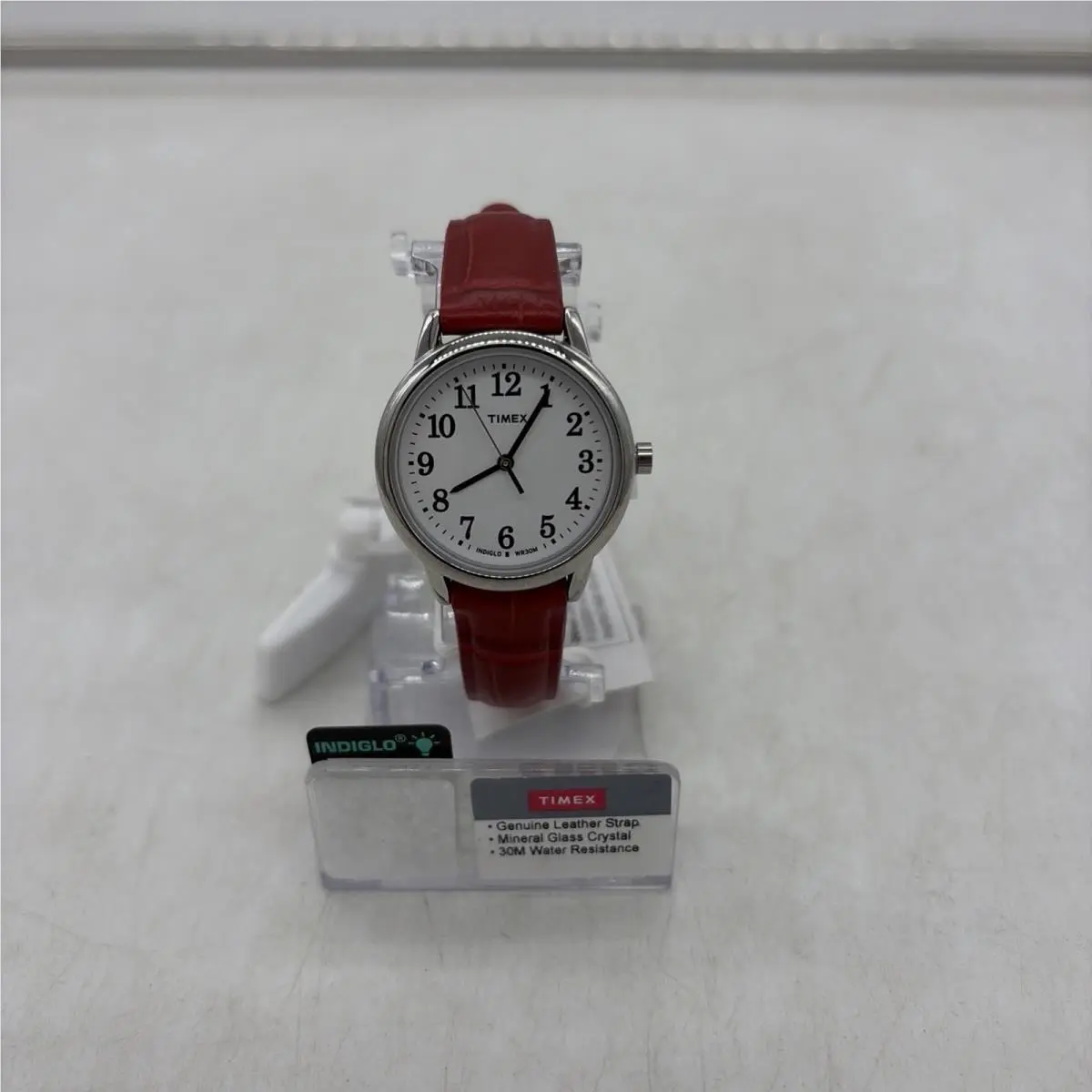 TW2P68700 Women`s Easy Reader Dark Red Leather Watch Indiglo by Timex