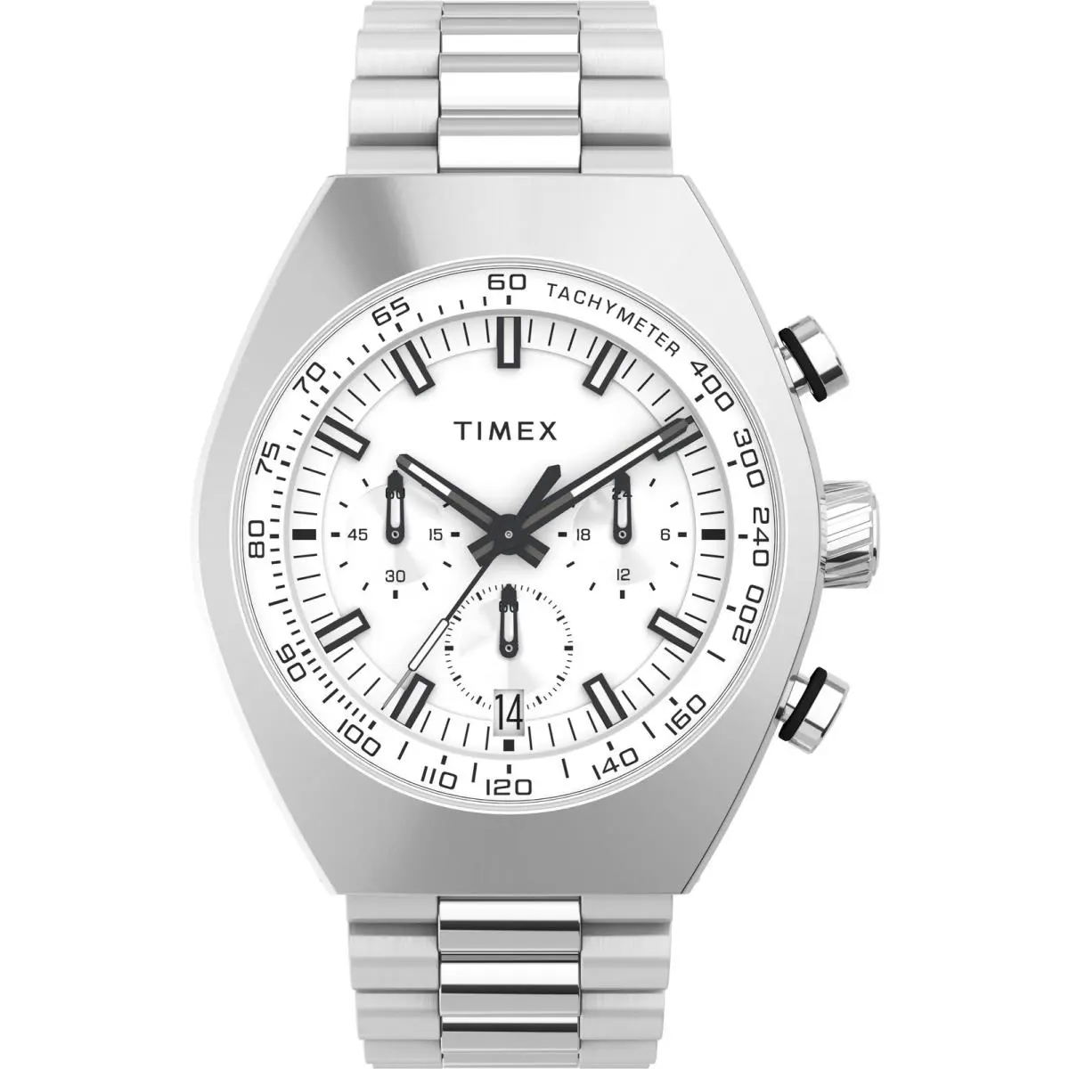Style Silver / Stainless Steel Silver Dial Wristwatch TW2W22200 by Timex