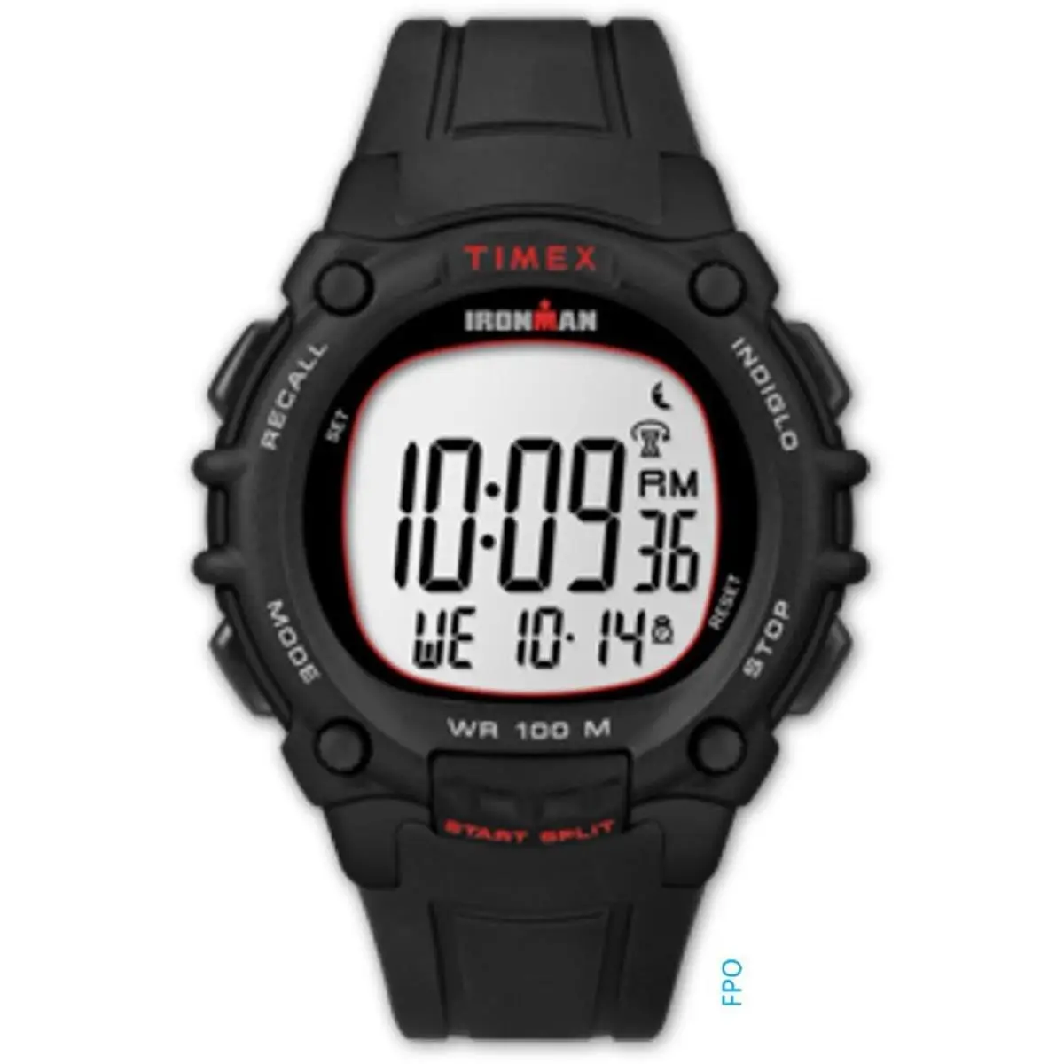 Timex TW5M64400 Women`s Digital Ironman Heartfit Transit+ White Strap Watch - Dial: Gray, Band: White