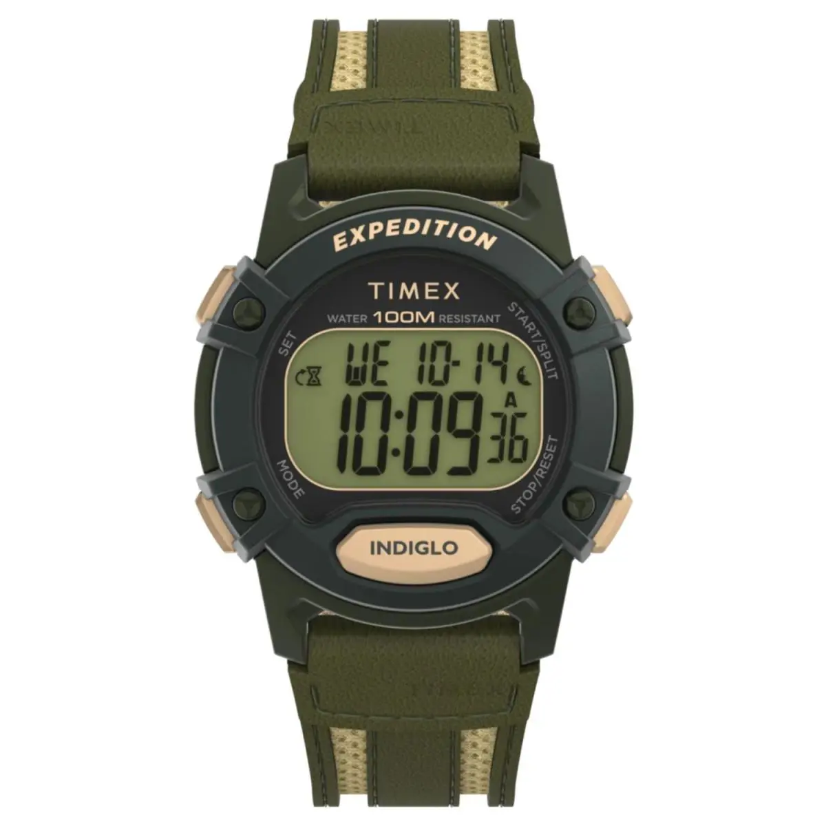 Timex Men`s Expedition Green Dial Watch - TW4B30300