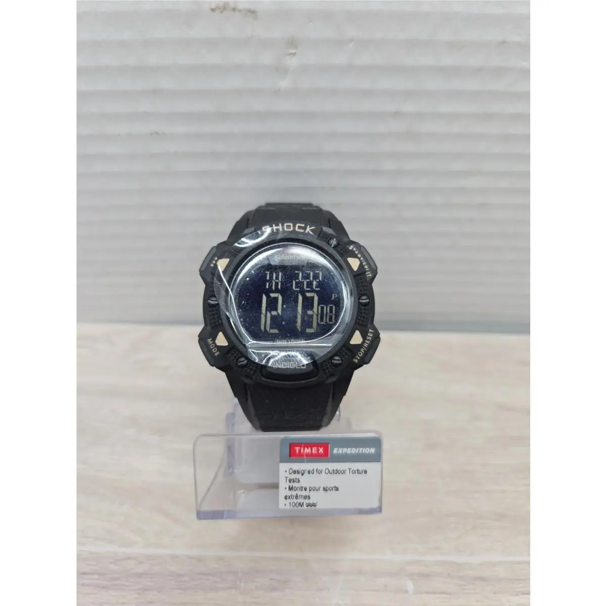 Timex T49896 Men`s Expedition Chronograph Shock Watch Indiglo Alarm