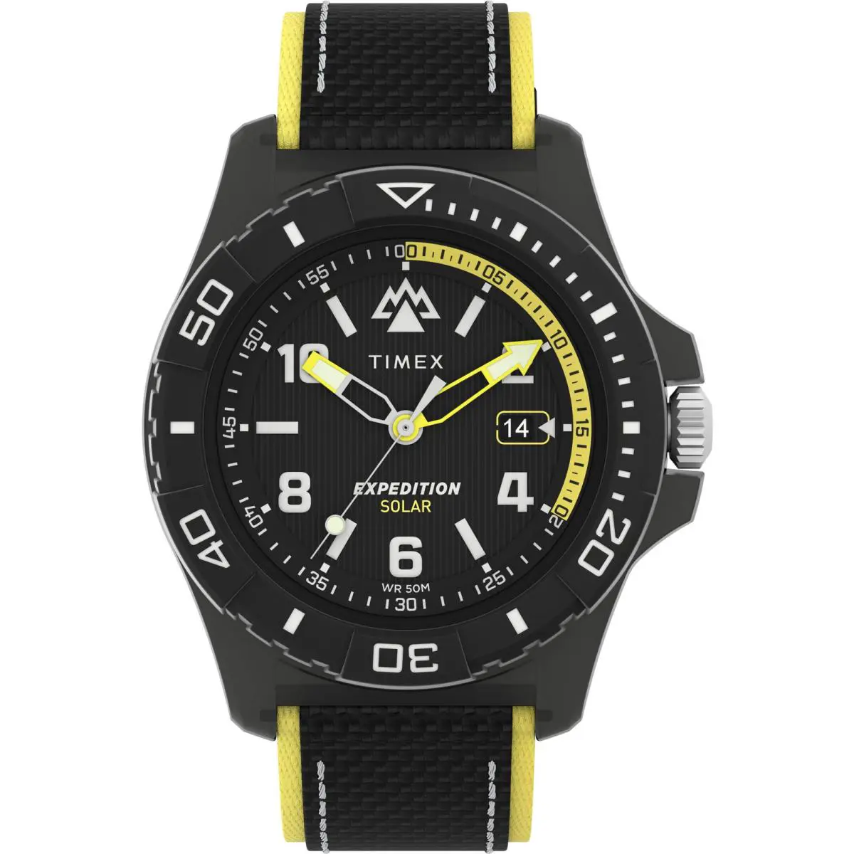 Expedition North Black / Recycle Material Black Dial Wristwatch TW2V66200 by Timex