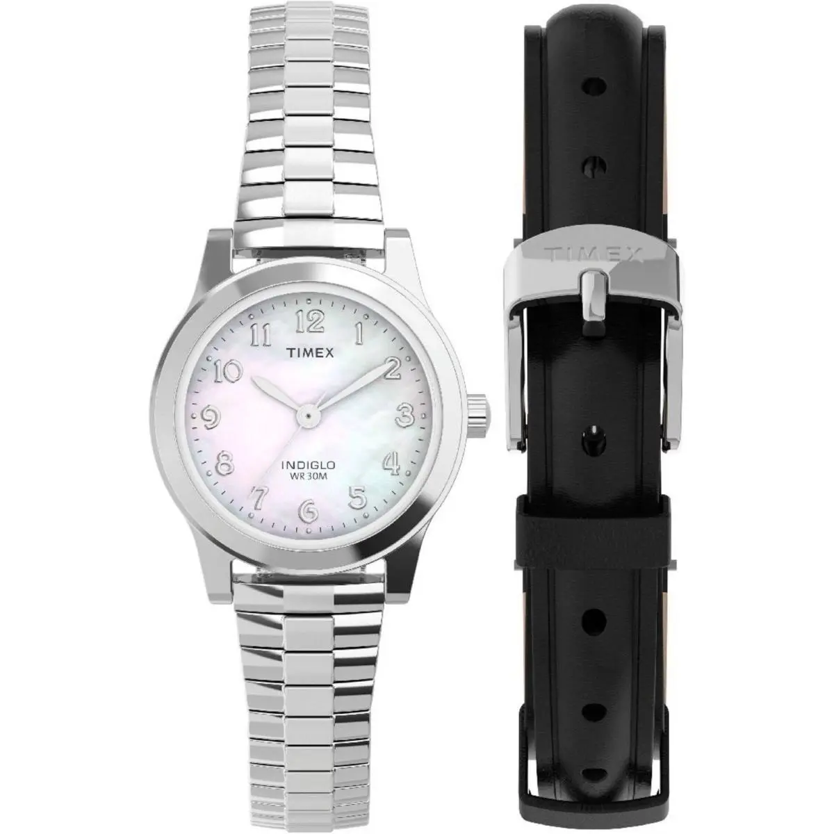 Women`s Watch Essex Avenue White Mother of Pearl Dial Bracelet TWG063500 by Timex