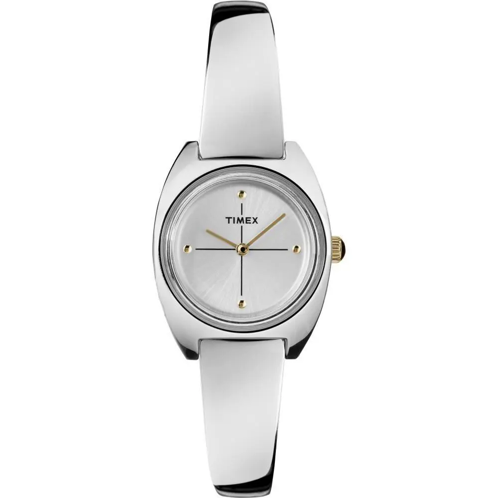 Msrp-  Women`s Analog Silver-tone Watch Steel Bracelet by Timex