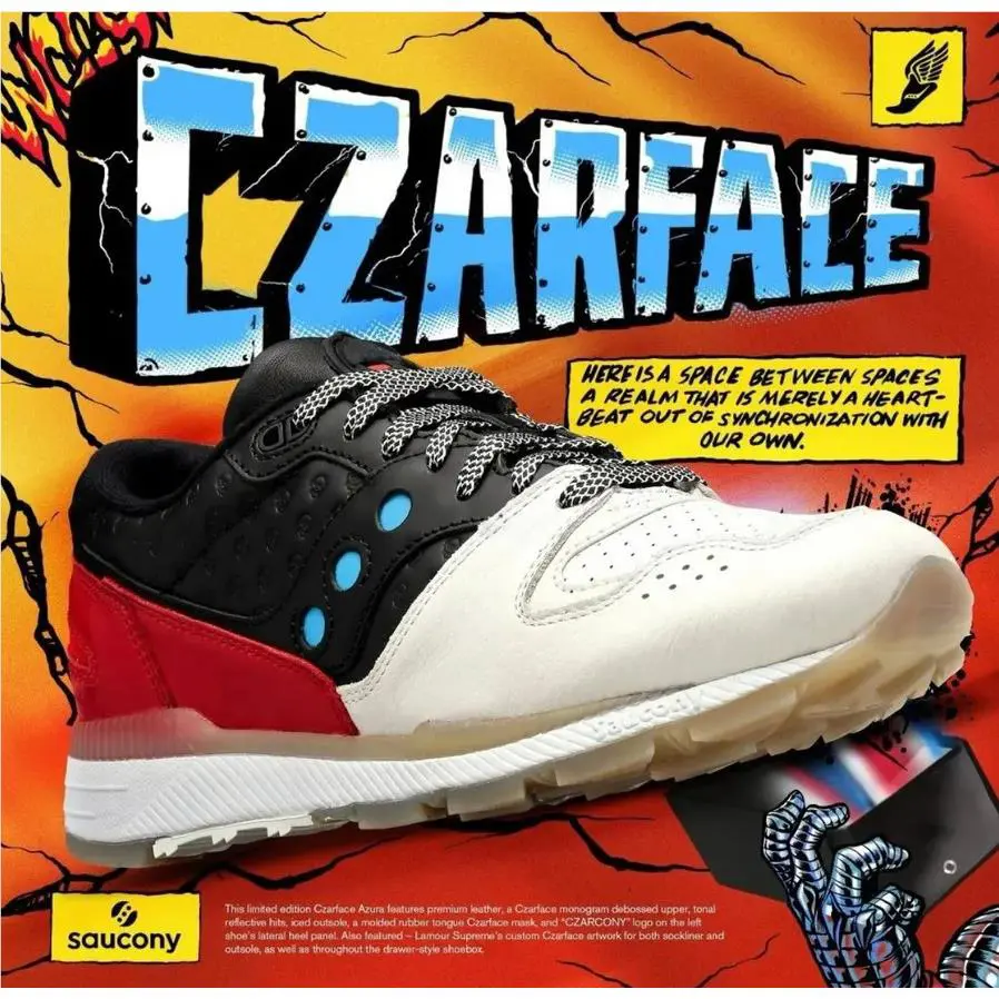 Saucony shoes - Saucony Azura - Azura - S70610-1 - White/Black/Red 8