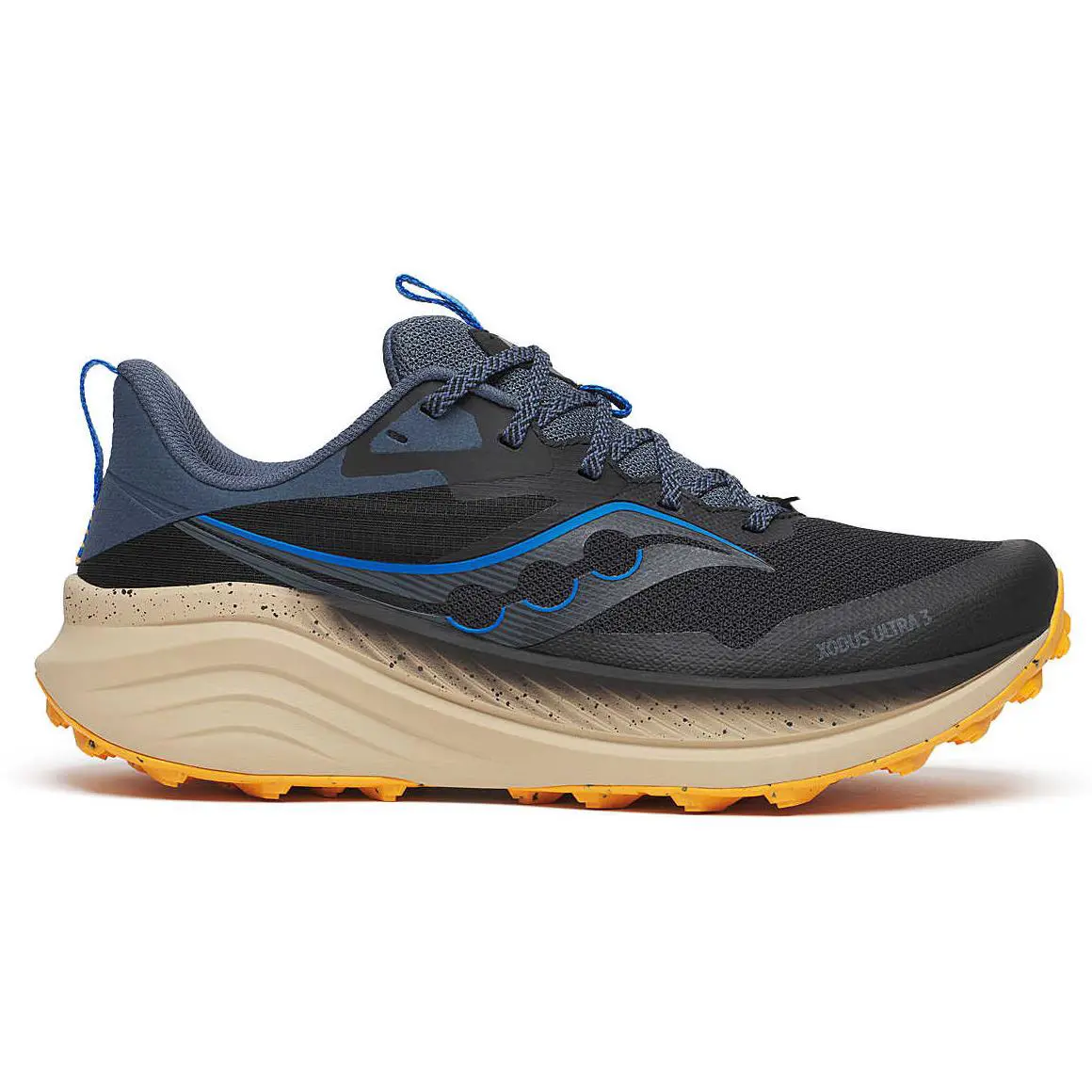 Saucony Xodus Ultra 3 Black/dusk Trail Running Shoe Men`s US Sizes 7-15 - Black/Dusk