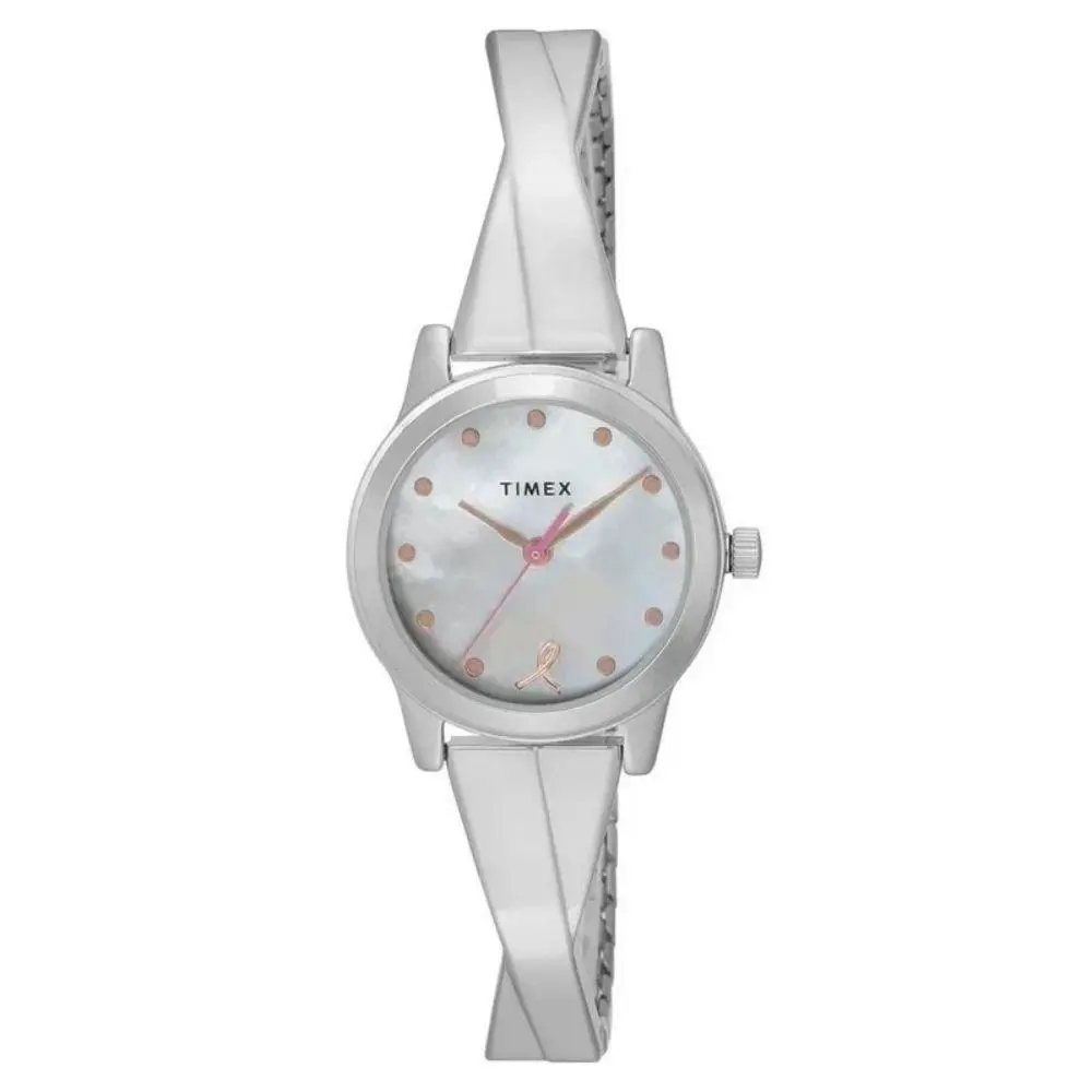 Timex Women`s Bangles Mother Of Pearl Dial Watch - TW2V52900