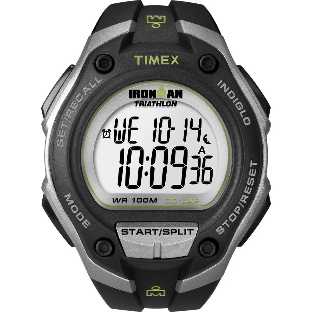 Timex T5k4129J Ironman Classic Watch 30 Lap Memory Indiglo Water Resistant - Band: Black