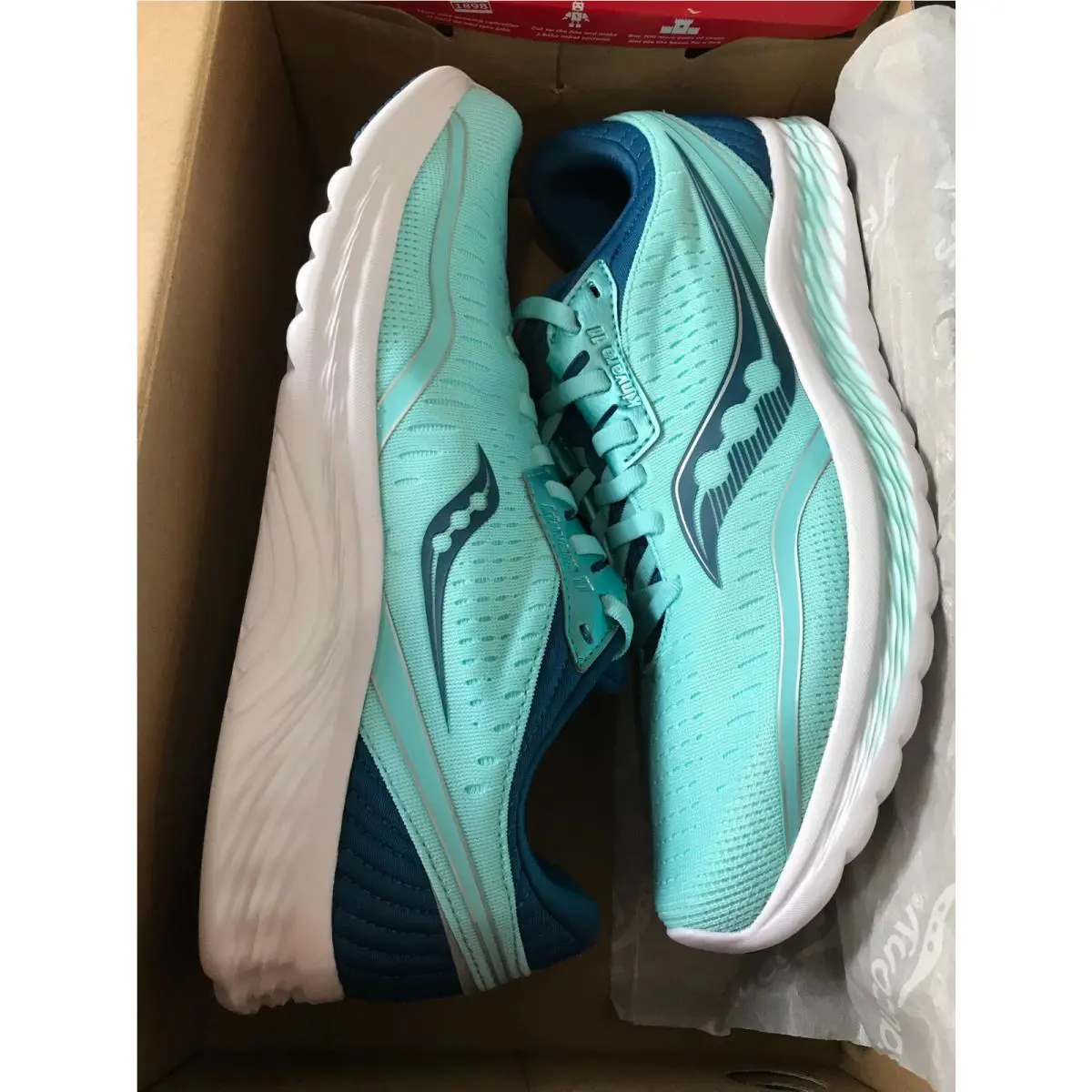 Saucony shoes - SAUCONY KINVARA 11 - KINVARA - S1055125 - Aqua/Blue 22