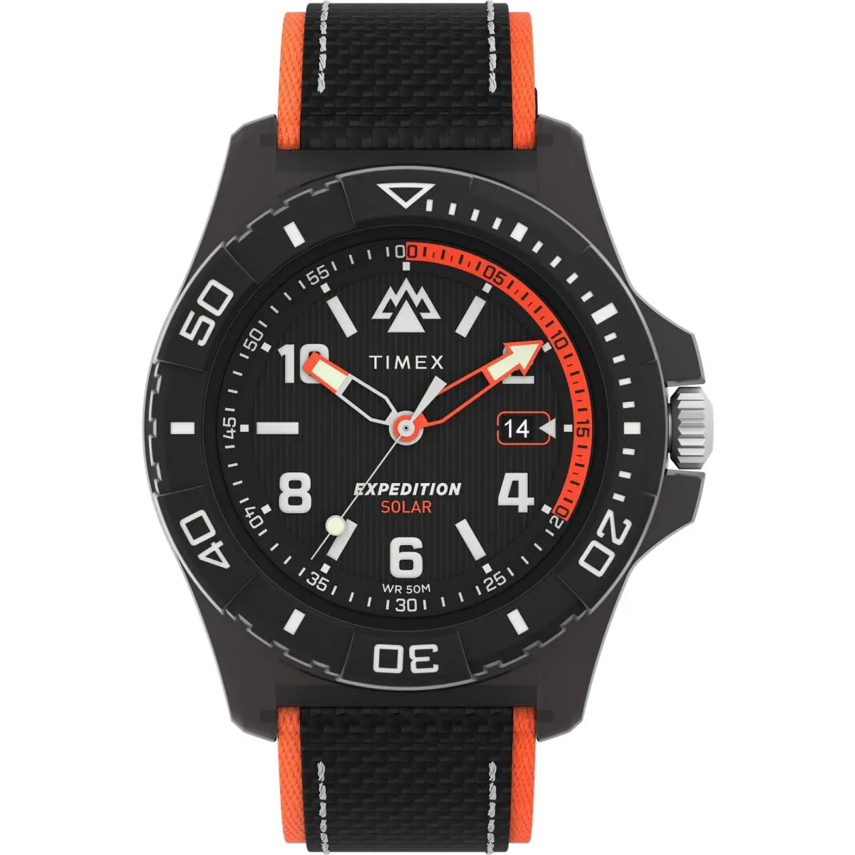Expedition North Black / Recycle Material Black Dial Wristwatch TW2V66100 by Timex