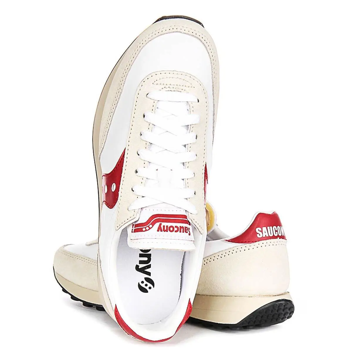 Saucony shoes - WHITE RED 2