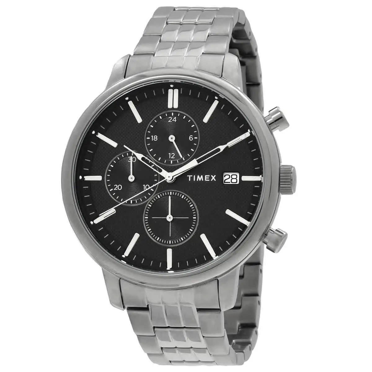 Timex Chicago Chronograph Quartz Black Dial Men`s Watch TW2V01600